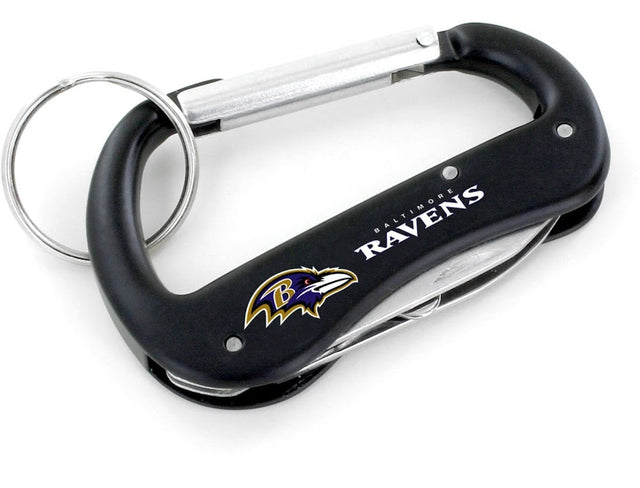 Llavero con herramienta múltiple con mosquetón de los Baltimore Ravens (SP) -KT-1000-31