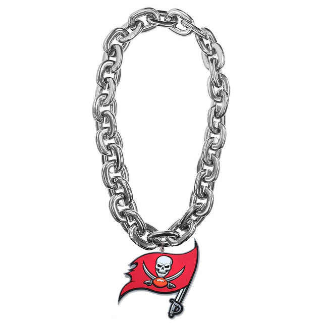 Cadena para fanáticos de los Tampa Bay Buccaneers (PLATA) -FF-590-27-SV