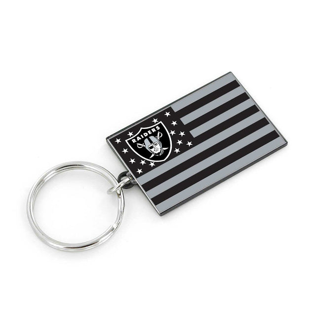 Las Vegas Raiders Americana Flag Keychain -KT-1106-35