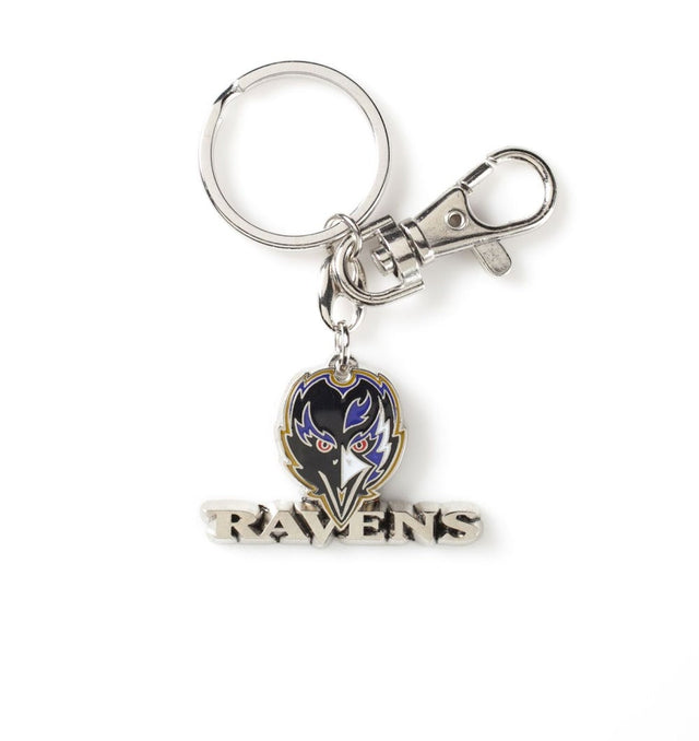 Llavero de peso pesado con el logotipo del equipo Baltimore Ravens -KT-091-31