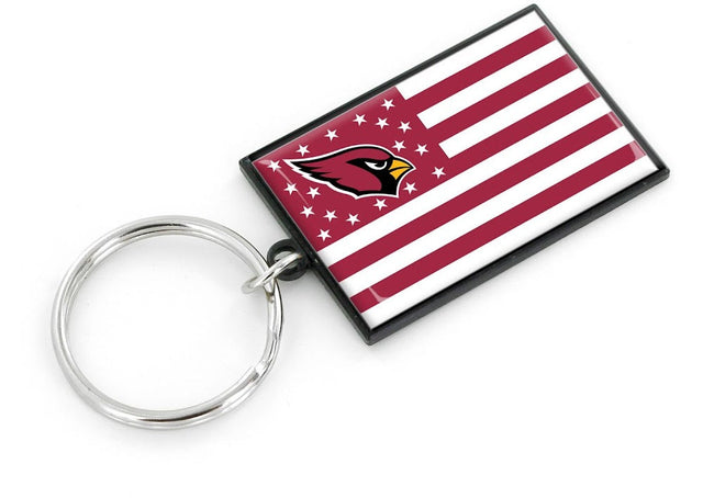 Arizona Cardinals Americana Flag Keychain -KT-1106-25