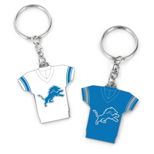 Llavero reversible de la camiseta local/visitante de los Detroit Lions -KT-1084-18