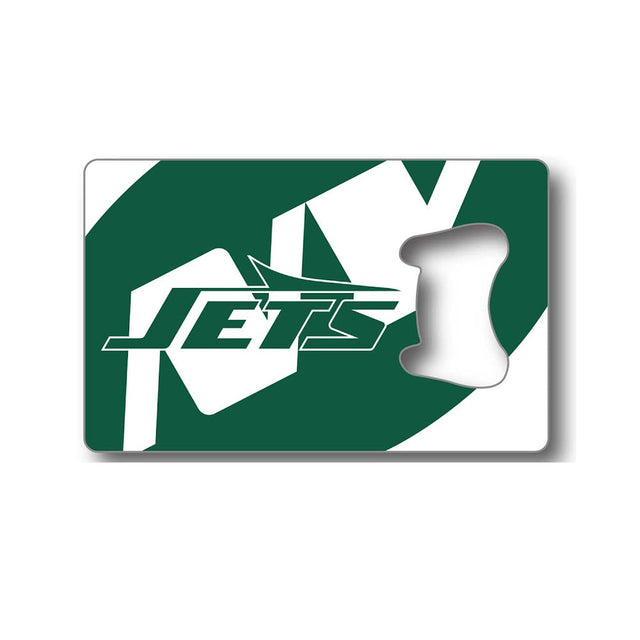 Imán para abrir botellas con forma de tarjeta de crédito de los New York Jets -BK-1179-11