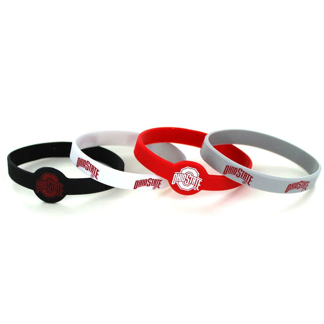 Pulsera de silicona de Ohio State (paquete de 4) Ccp-Bc-283-51