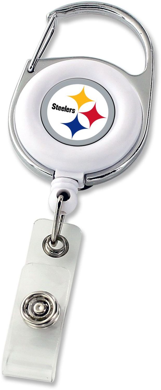 Carrete de insignias con clip de lujo de los Pittsburgh Steelers -BH-972-12