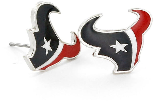 Pendientes con el logotipo de los Houston Texans -ER-094-32