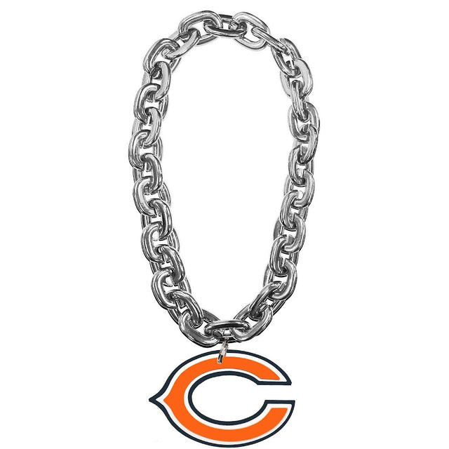 Cadena para fanáticos de los Chicago Bears (PLATA) -FF-590-16-SV