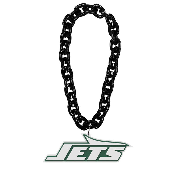 Cadena para ventiladores de los New York Jets (NEGRA) -FF-590-11-BK