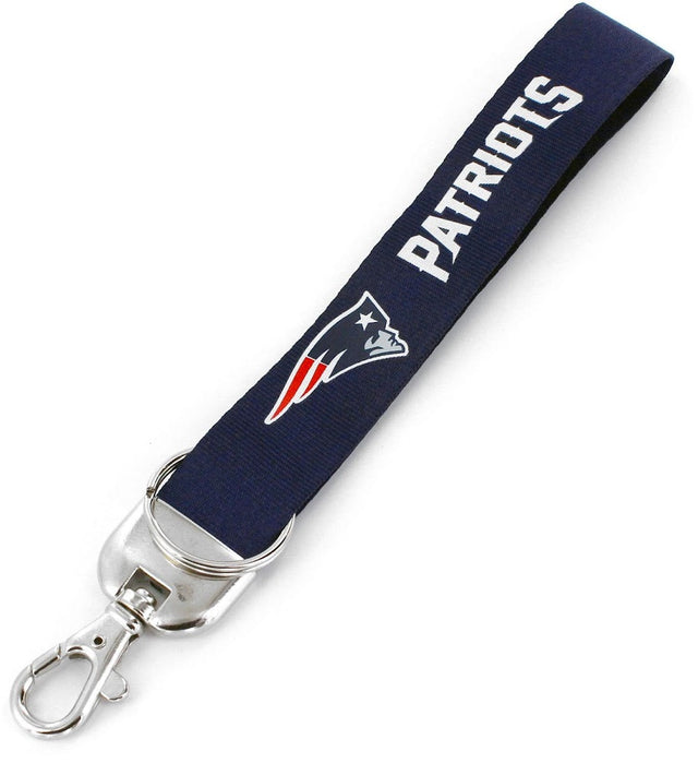 New England Patriots Deluxe Wristlet Keychain -KT-376-10