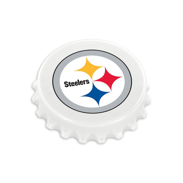 Imán para abrir botellas con tapa de botella de los Pittsburgh Steelers (OC) -MG-831-12