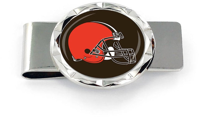 Sujeta billetes con forma de diamante de los Cleveland Browns -MC-945-03