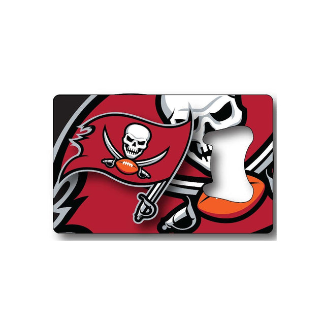 Imán para abrir botellas con forma de tarjeta de crédito de los Tampa Bay Buccaneers -BK-1179-27