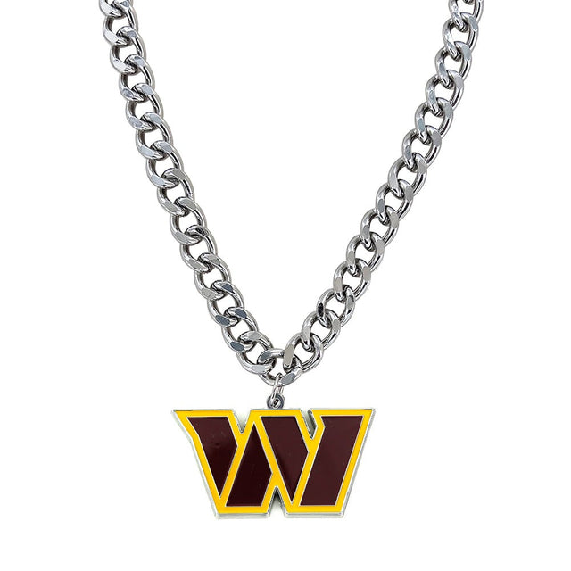 Collar con el logotipo del equipo de peso pesado Washington Commanders -PD-643-37