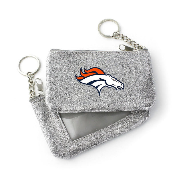 Monedero con destellos de los Denver Broncos (PLATA) -WA-991-04