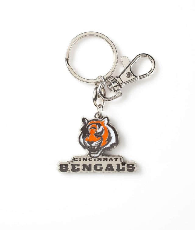 Llavero de peso pesado con el logotipo del equipo Cincinnati Bengals -KT-091-02