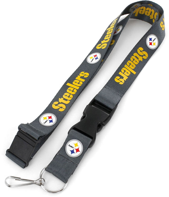 Cordón del equipo Pittsburgh Steelers (CHARCOAL) -LN-095-12-CH