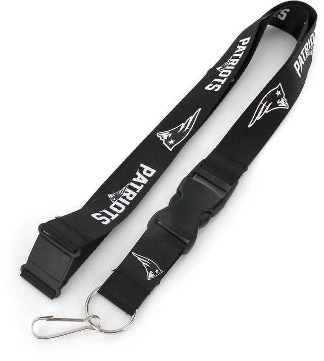 New England Patriots (BLACK & White) Team Lanyard -LN-095-10-BW