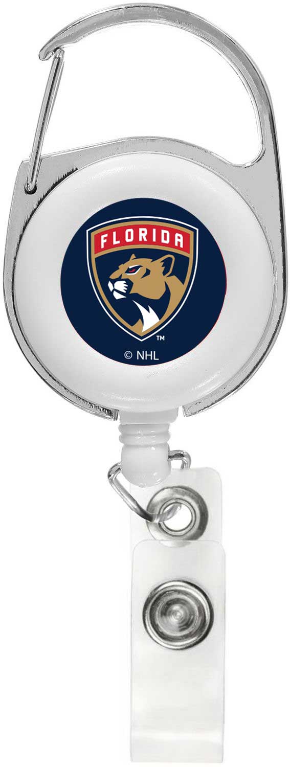 Carrete de insignias con clip de lujo de Carolina Panthers Nhl-Bh-972-26