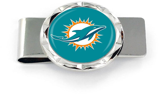 Sujeta billetes con forma de diamante de los Miami Dolphins -MC-945-09