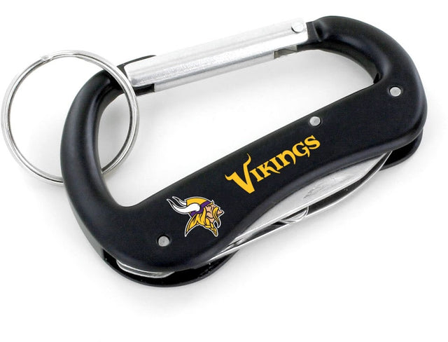 Minnesota Vikings Carabiner Multi Tool Keychain (SP) -KT-1000-21