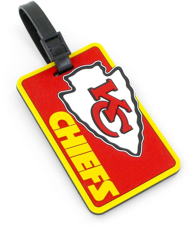 Etiqueta blanda para bolsa de los Kansas City Chiefs -LS-030-07