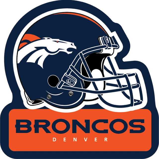 Denver Broncos Helmet Wordmark Magnet -MG-1067-04