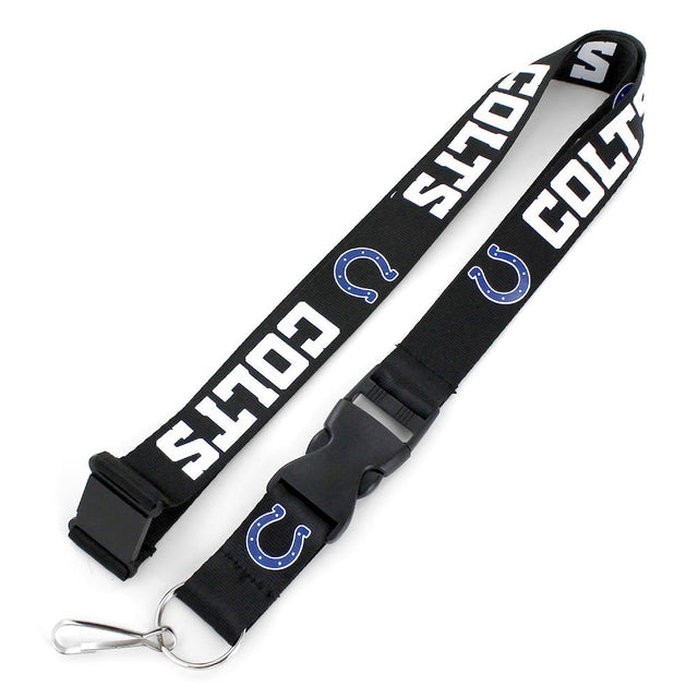 Cordón del equipo Indianapolis Colts (NEGRO) -LN-095-06-BK