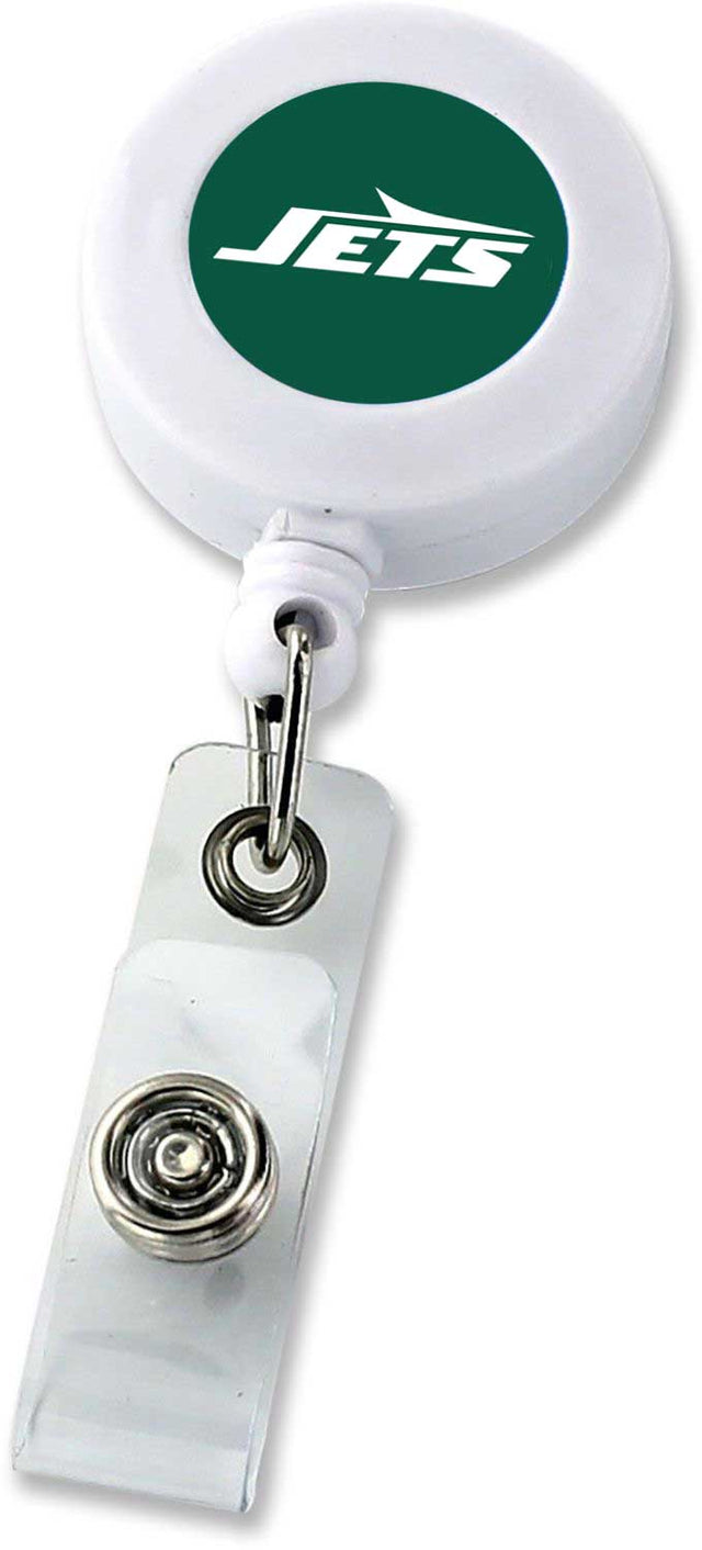 New York Jets (WHITE) Badge Reel (NE) -BH-862-11