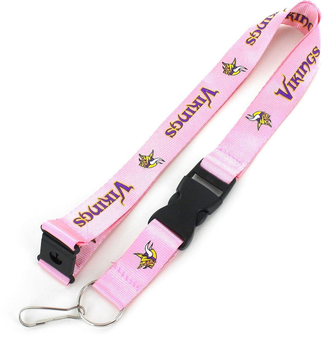 Minnesota Vikings (PINK) Team Lanyard (NM) -LN-095-21-PK