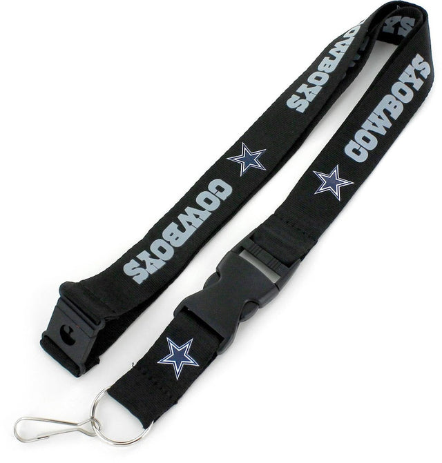 Cordón para el cuello del equipo Dallas Cowboys (NEGRO) -LN-095-17-BK