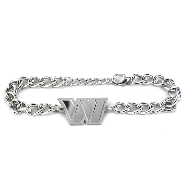 Pulsera con eslabones de cadena y logotipo de Washington Commanders -BC-642-37