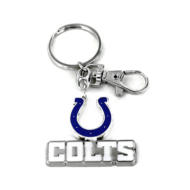 Llavero de peso pesado con el logotipo del equipo de los Indianapolis Colts -KT-091-06