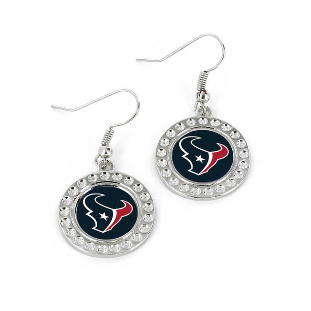 Pendientes con hoyuelos de los Houston Texans (FJ-1080) -ER-959-32