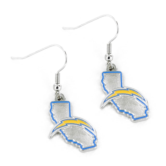 Los Angeles Chargers - Pendientes con diseño del estado -ER-469-34