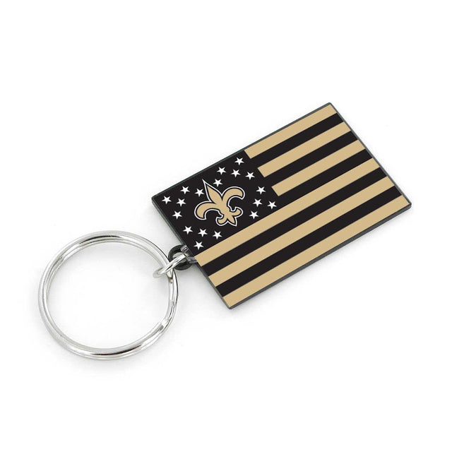 New Orleans Saints Americana Flag Keychain -KT-1106-22