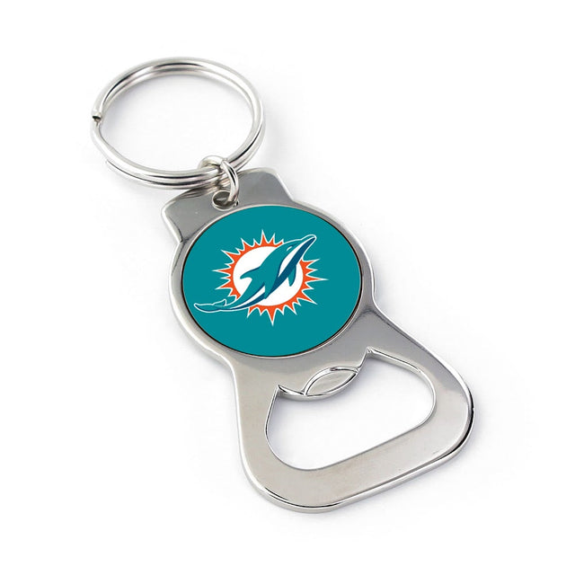 Miami Dolphins Bottle Opener Keychain -BK-702-09