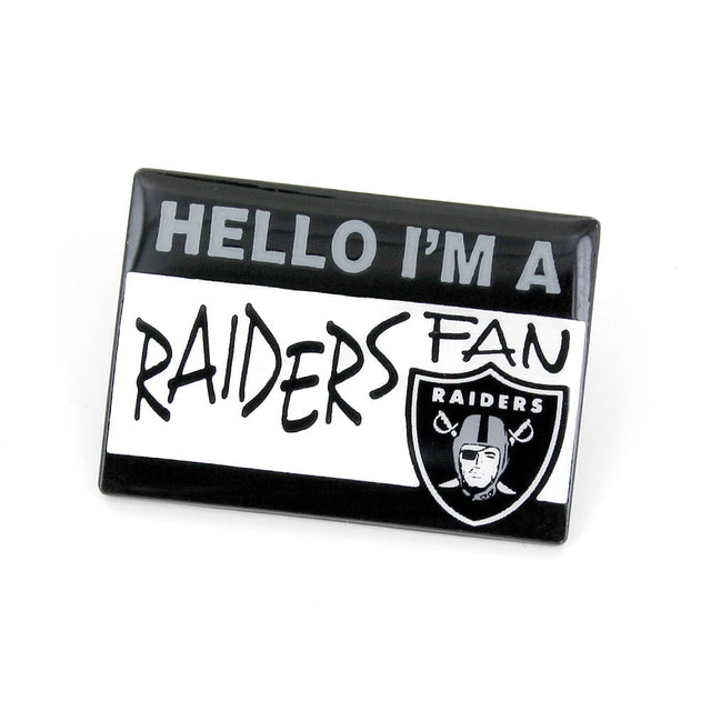 Broche con nombre de los Raiders de Las Vegas -PN-625-35