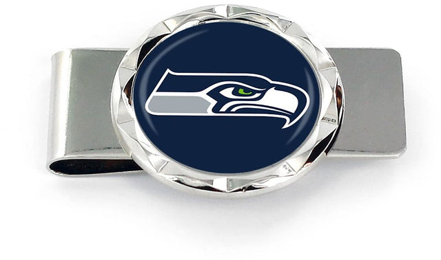 Seattle Seahawks Diamond Cut Money Clip -MC-945-14