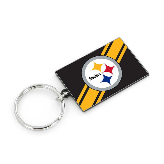 Pittsburgh Steelers Striped Keychain -KT-1189-12