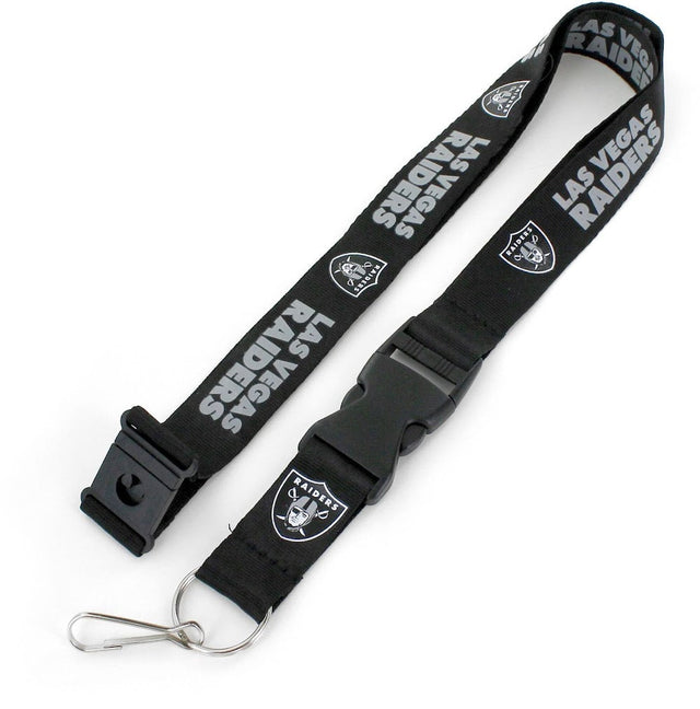 Las Vegas Raiders "LV" (BLACK) Team Lanyard -LN-095-35-LV