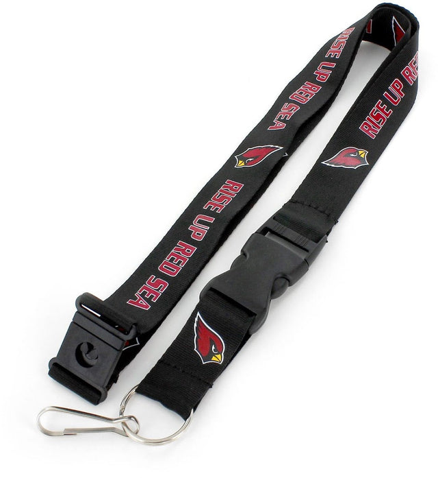 Cordón del equipo 'RED Sea' de los Arizona Cardinals (NEGRO) -LN-095-25-RS