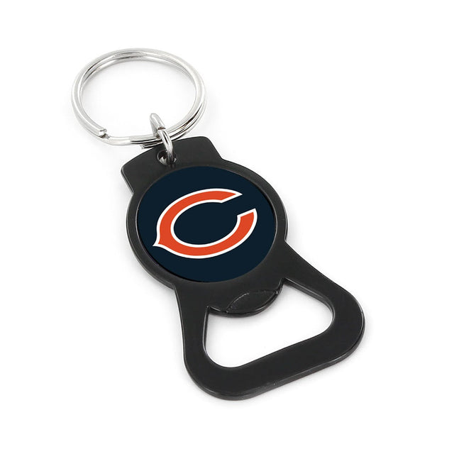 Chicago Bears (BLACK) Bottle Opener Keychain -BK-702-16-BK