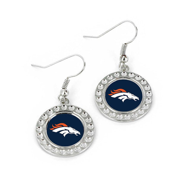 Pendientes con hoyuelos de los Denver Broncos (FJ-1080) -ER-959-04