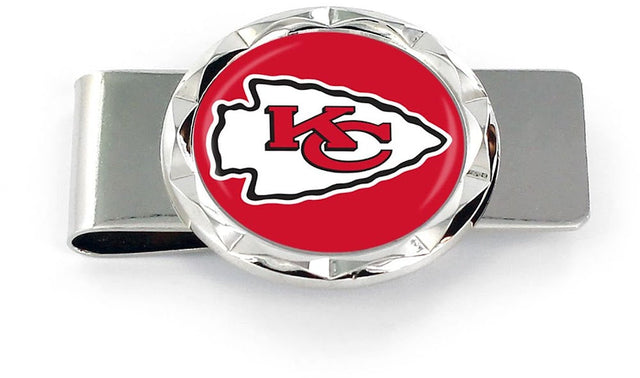 Sujeta billetes con forma de diamante de los Kansas City Chiefs -MC-945-07