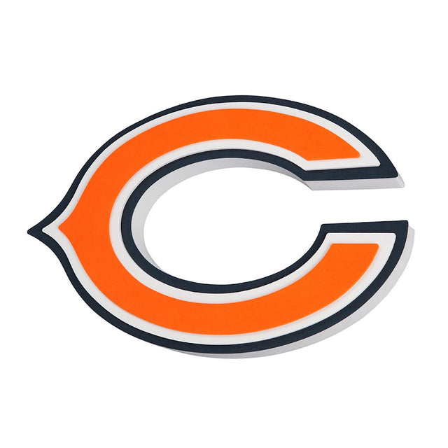 Letrero de pared con el logotipo del equipo Chicago Bears -FF-595-16