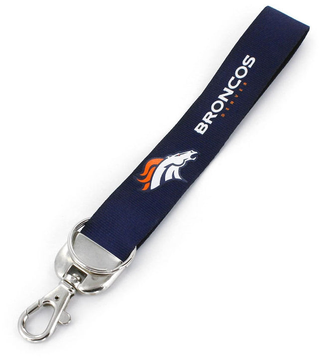 Denver Broncos Deluxe Wristlet Keychain -KT-376-04