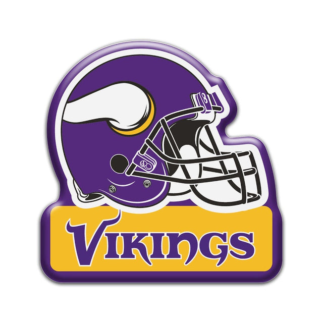 Minnesota Vikings Helmet Wordmark Magnet -MG-1067-21