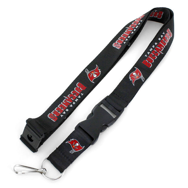 Cordón del equipo Tampa Bay Buccaneers (NEGRO) -LN-095-27-BK