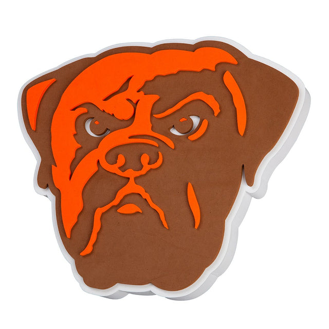 Cleveland Browns Dawg Throwback Wall Sign -FF-595-03-DWG