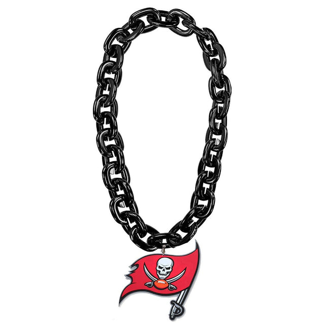 Cadena para fanáticos de los Tampa Bay Buccaneers (NEGRA) -FF-590-27-BK